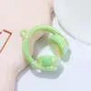 Pingente de fone de ouvido de cor sólida acrílica acessório DIY pingente de corrente de celular material de acessório peças
