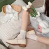 Calcetines de Malla Hueca de Seda para Verano 2026 para Mujer, Calcetines de Encaje Delgados Transpirables Versátiles con Volantes, Estilo Simple