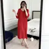 Camisola de Seda de Algodão para Mulheres, Novo Vestido de Verão Estilo Chinês, Vestido de Seda de Algodão Que Pode Ser Usado Fora, Roupa de Casa de Alto Padrão Extra Longa para Primavera e Outono