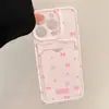 Funda resistente a huellas dactilares con lazo de rosa rosa para Apple 16, funda protectora con tarjetero floral para iPhone 17 Pro Max