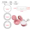 Caixa de mini cushion 5g feita sob medida da Fábrica Lili com fecho de pendurar, refil substituível para cushion BB cream e base líquida
