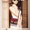 Bolso de Comercio Exterior para Mujer, Bolso de Cubo a Cuadros Simple, de Cuero Genuino, Nuevo Bolso Mini de Hombro a la Moda para Mujer