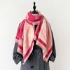 Cachecol Espesso Quente Estilo Coreano Minimalista Outono e Inverno Xale Grande de Inverno de Alta Qualidade para Mulheres Cachecol Feminino para Estudantes