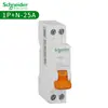 Interruptor automático Schneider serie E9 interruptor automático miniatura pequeño doméstico abierto al aire con protección contra fugas protección contra sobretensión y subtensión
