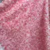 Tecido de Lã de Cordeiro Espessado Médio com Gradiente, Tecido de Lã de Cordeiro Cor Sólida Tie-Dye para Brinquedos, Roupas Infantis e Roupas de Exterior