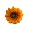8 Colores Simulación Vintage Cabeza de Girasol Tela Girasol Margarita DIY Accesorios para el Cabello Hechos a Mano Corona Arte Floral
