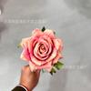 Manta de flanela rosa única simulação Manta rosa sala de estar decoração de casa rosa comércio exterior flor artificial atacado