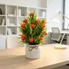 Popular Árbol Frutal Artificial de 24 Piezas Cuerda de Cáñamo Bonsái Hogar Sala de Estar Escritorio Fruta de la Fortuna Flor Falsa Planta en Maceta de Amazon