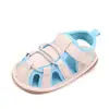 Sandalias de verano para bebé 0-12 meses sandalias transpirables para hombre suelas suaves 0-1 años zapatos para primeros pasos zapatos de bebé venta al por mayor 2577