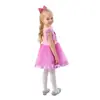 Disfraz Día del Niño Falda Morada de Princesa para Niña Falda Tutú Disfraz de Halloween para Niñas Traje para Actuación en Escenario