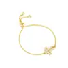 Pulsera de cruz hueca más vendida en moda transfronteriza, joyería versátil ajustable con circonita microincrustada, accesorio para mujer