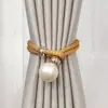 Directo de fábrica hebilla creativa para cortina de noche de perlas cuerda instalación simple sin herramientas accesorios para cortinas correas para cortinas