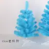 Paquete de Árbol de Navidad Azul Afelpado para el Hogar 30/45/60cm Paquete Grande de Árbol de Navidad con Nieve Artificial Decoración