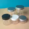 Envases transparentes de plástico de grado alimenticio con boca ancha para mascotas, latas selladas para snacks, sub-latas para té perfumado, botellas con tapa de rosca