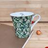 Taza de Porcelana Hueso Lujo Accesible Gama Alta Personalizada Estilo Pintura al Óleo Taza Anémona Marina Diente de León Taza de Agua para Uso en Casa