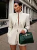 Traje de moda transfronterizo europeo y americano de alta gama, nuevo modelo de otoño 2026, blazer elegante y favorecedor para mujer
