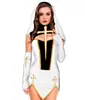 7259 # Fantasia de Freira Halloween Fantasia Cosplay de Freira Fantasia de Freira