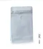 Bolsa de Café Auto-soportable Auto-sellante Válvula de Aire Unidireccional Sello de Ocho Lados Bolsa con Cierre Lateral de Papel de Aluminio Bolsa de Empaque para Granos de Café Pastelería Alimentos
