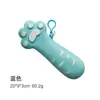 Estojo de Lápis Fruta Banana de Silicone Estojo de Lápis Criativo Legume Cenoura Impermeável Grande Capacidade Papelaria Criativa para Estudante