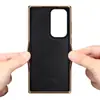 Denior es Adecuado para Samsung S25Ultra Material de Corcho S25Plus Funda Protectora S25 Marco Electrochapado Funda para Teléfono Móvil