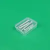 Caja Rectangular Transparente de Plástico Vacía Caja de Almacenamiento para Tapones para los Oídos Parches de Manicura Caja de Embalaje para Piezas Digitales Caja de PP para Objetos Pequeños