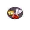 Fabricante de Wuzhou 3*3-12*12 gema artificial de color en forma de corazón piedra suelta circón accesorios para manualidades