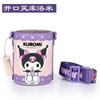 Urso sorrindo de boca aberta acessórios originais copo térmico infantil boneca de silicone capa original copo de dupla função capa com canudo