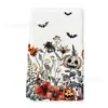 Paño de cocina bestseller transfronterizo para Halloween con estampado de calabaza y fantasma, paño de cocina con ambiente festivo de Halloween, toalla de mano