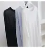 Camiseta de Manga Larga Lyocell Tencel Fresca/Suave para Mujer, Delgada, Holgada, Cuello Redondo, Cubierta Protectora Solar, Top de Verano