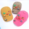 Boné de beisebol infantil de algodão lavado retrô estilo coreano, boné com aba infantil masculino transfronteiriço com tema de desenhos animados Carros, atacado