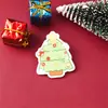 Broche de Natal Transfronteiriço, Broche de Natal em Acrílico, Insígnia de Broche de Boneco de Neve e Rena em Desenho Animado, Pingente de Mochila, Acessório