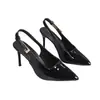 Sandalias de tacón de aguja sexy 2026 nuevo modelo de verano transfronterizas talla grande elegantes sandalias de punta cerrada europeas y americanas para mujer al por mayor