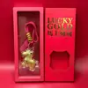 Pingente Chaveiro Corrente para Celular Bolsa Charme Hello Kitty Pony Desenho Animado Presente Pequeno Criativo Ouro Puro 999