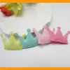 Feito à mão DIY Acessórios de Cabelo Infantil Laço Material Acessórios de Joias Tecido Doce Pó Dourado Coroa Multicolorido Atacado