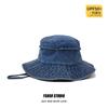 Sombrero de Pescador de Mezclilla Transpirable para Exterior para Mujer 2025 Nuevo Sombrero de Sol de Verano para Hombre Protección UV para Mujer