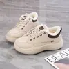 Zapatillas casuales de moda con forro polar, nueva colección otoño/invierno 2026, a la moda y versátiles, antideslizantes, cómodas, engrosadas para abrigar, zapatos de algodón, Q850