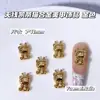 Nova Máquina de Produto Joias de Liga de Hello Kitty para Nail Art Desenho Animado Fofo Kt Outono e Inverno Cor Café Decoração de Unha Vermelha