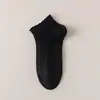 Meias Curtas Femininas Novas para Primavera e Verão, Meias Casuais com Babados Coloridas Doces, Meias Zhuji da Moda Estilo Ins, Meias de Barco Atacado