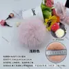 Venta al por mayor transfronteriza de pompones de pelo sintético de zorro de 8 cm y 10 cm para bricolaje, decoración de sombreros, accesorios para equipaje y adornos para ropa