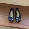 Zapatos Retro de Nicho con Tacón Plano, Punta Dividida y Diseño de Pezuña de Cerdo para Mujer, Nuevos para Primavera Otoño 2026, Zapatos de Vestir sin Cordones, Bailarinas