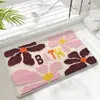 Tapetes de Flocagem Removíveis para Entradas, Tapetes para Sala de Estar, Tapetes ao Lado da Cama do Quarto, Tapetes para Quarto de Estudo Infantil, Capachos Absorventes Antiderrapantes para Entrada, Atacado