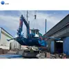 Excavadora anfibia, equipo de dragado para pantanos y zonas poco profundas tipo oruga, excavadora anfibia tipo barco