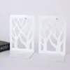 Un Atril con Borde de Árbol Recortado Atril Creativo Almacenamiento de Escritorio Estantería Clip para Libros Atril Simple de Metal Recortado