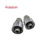 Conector para Mangueira Hidráulica Série Leve 10411Y, Rosca Externa Métrica, Superfície Cônica Interna de 24°, Conector Integrado