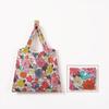 Bolsa de Compras Impermeable Personalizada de un Solo Hombro para Compras de Abarrotes Plegable de Gran Capacidad Bolsa Plegable de Poliéster 190t Bolsa de Regalo Publicitaria
