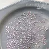 Decoraciones Mini para Uñas, Pedrería Pequeña de Fondo Plano, Pedrería Irregular Brillante K9 de Fondo Plano, Decoraciones Rosas de Cristal para Uñas