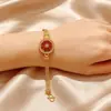 Mesmo estilo da loja de ouro, ouro fosco oco cravejado com diamantes bússola dos oito tesouros pulseira girassol luxo leve relógio de mostrador redondo pulseira de relógio atacado