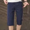Nuevos Pantalones Cortos de Verano para Hombre, Delgados, de Secado Rápido, Marca de Moda, Atractivos, Holgados, Casuales, Ligeros, Deportivos, de Siete Octavos