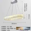 Lámpara de araña de cristal de lujo para comedor, lámpara de alta gama para sala de té, 6 lámparas nuevas de diseño para mesa de comedor y mesa de bar, hierro