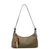 Bolsa de Grande Capacidade para Mulheres Verão 2025 Novo Design de Nicho Bolsa de Ombro Transversal Retrô Bolsa de Dumpling para o Dia a Dia